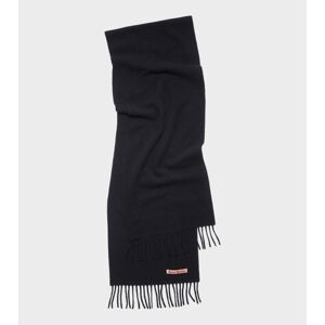 Acne Studios Skinny Fringed Scarf Black ONESIZE