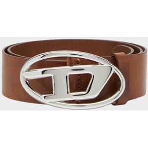 Diesel Oval D Logo Belt Brown 75