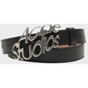 Acne Studios Logo Buckle Belt Black S