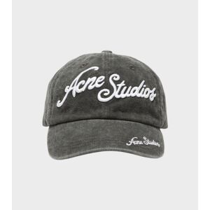 Acne Studios Logo Cap Faded Black ONESIZE