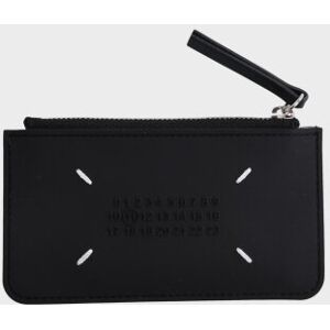 Maison Margiela Four Stitchings Zip Wallet Black ONESIZE