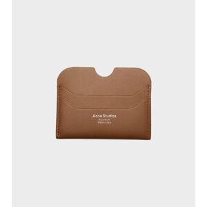 Acne Studios Card Holder Camel Brown ONESIZE