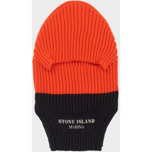 Stone Island Marina Balaclava Orange/Navy one size