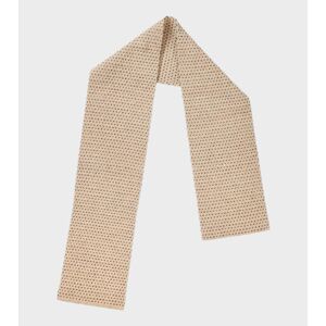 Jo Gordon Small Stitch Scarf Oatmeal/Black ONESIZE