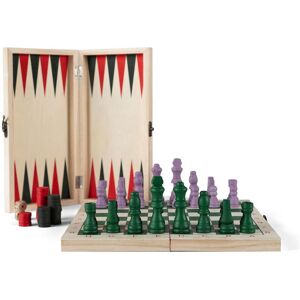 Byon Skak Eller Backgammon Beth, Multi Multi Beige One Size