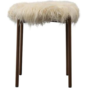 Byon Stool June White/brown One Size