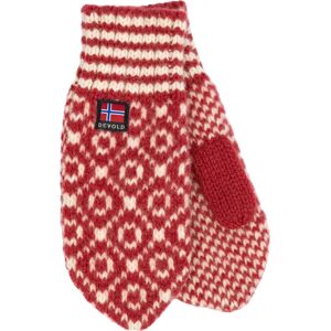 Devold Svalbard Mittens HINDBERRY/OFFWHITE L, HINDBERRY/OFFWHITE