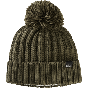 Jack Wolfskin Women's Highloft Knit Beanie Island Moss S, Island Moss