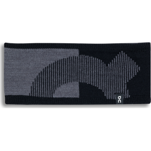 On Unisex Explorer Merino Headband Rock/Black eSize, Rock/Black