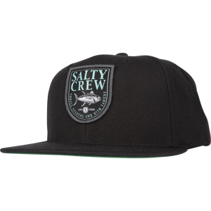 Salty Crew Current 6 Panel Black OneSize, Black