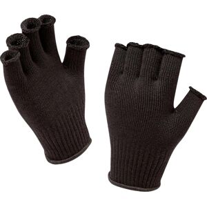 Sealskinz Solo Fingerless Merino Liner Handske Black OneSize, Black