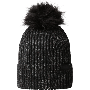 The North Face Airspun Pom Beanie Tnf Black OneSize, TNF Black