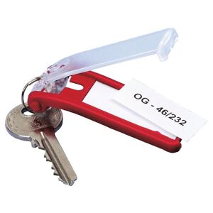 Nøglering Key Box, med låg, rød 6 stk/pak
