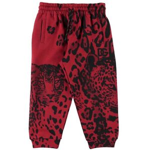 Dolce & Gabbana Sweatpants - Animalier - Rød Leo - Dolce & Gabbana - 5 År (110) - Sweatpants