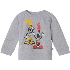 Stella Mccartney Kids Sweatshirt - Painting Tubes - Gråmeleret - Stella Mccartney Kids - 62 - Sweatshirt