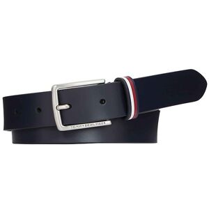 Tommy Hilfiger Bælte - Leather Belt - Navy Blue - Tommy Hilfiger - L/xl - Bælte