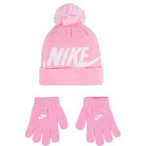 Nike Hue/handsker - Strik - Rosa M. Hvid - Nike - 4-7 År (104-122) - Hue