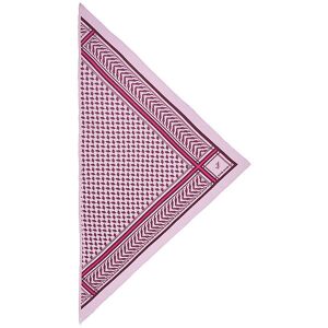 Lala Berlin Tørklæde - 162x85 - Triangle Lattice M - Fushia Rose - Lala Berlin - Onesize - Tørklæde