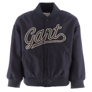 Gant Jakke - Script Logo Varsity - Evening Blue - Gant - 15 År (170) - Sommerjakke