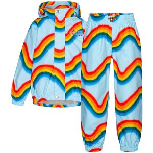 Molo Regntøj - Pe - Whalley - Rainbow Waves - Molo - 7-8 År (122-128) - Regntøj