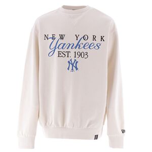 New Era Sweatshirt - New York Yankees - Open White - New Era - S - Small - Sweatshirt