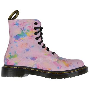 Dr. Martens Støvler - 1460 Pascal - Pink Rainbow Burst Suede - Dr. Martens - 40 - Støvler