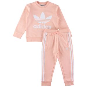 Adidas Originals Sweatsæt - Adicolor - Haze Coral/white - Adidas Originals - 5 År (110) - Sweatsæt