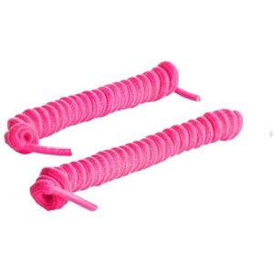 Springyard Snørebånd Elastic Curly Neon Pink