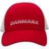 Danmark - Fan Trucker Cap - Kasket Med Danmark Print-Rød/hvid-One Size