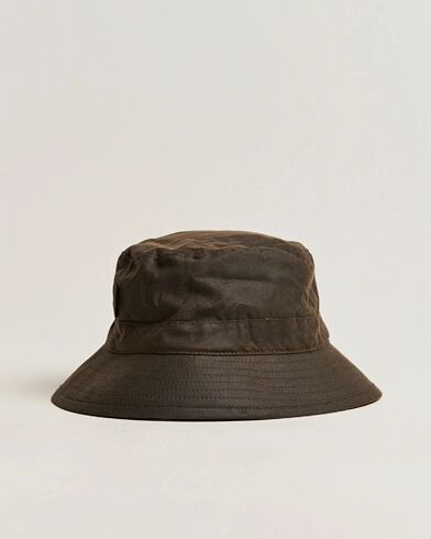 Barbour Lifestyle Wax Sports Hat Olive men M Grøn