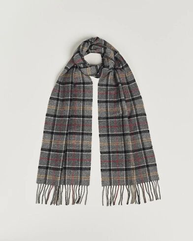 Barbour Lifestyle Tartan Lambswool Scarf Modern men One size Grå