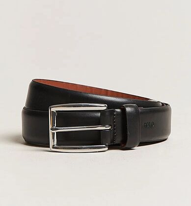 Polo Ralph Lauren Cowhide Belt 3 cm Black men 32tum - 80cm Sort