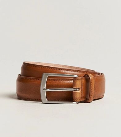 Loake 1880 Henry Leather Belt 3,3 cm Tan men W38/95cm Brun