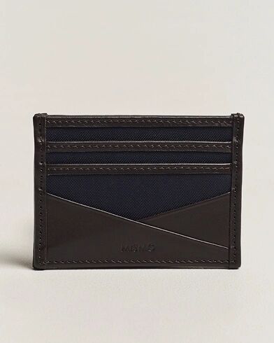 Mismo M/S Cardholder Navy/Dark Brown men One size Blå