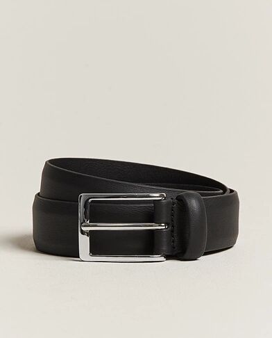 Anderson's Double Nappa Calf 3 cm Belt Black men 100 Sort