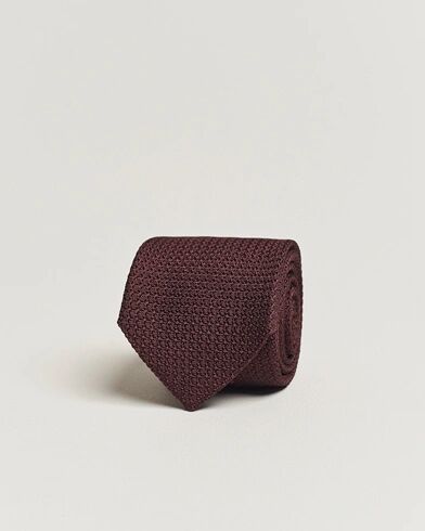 Amanda Christensen Silk Grenadine 8 cm Tie Wine men One size Rød,Lilla