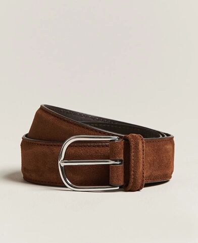 Anderson's Suede 3,5 cm Belt Brown men 85 Brun