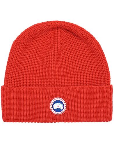 Canada Goose Arctic Disc Rib Toque Red men One size Rød