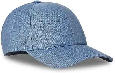 Varsity Linen Baseball Cap Steel Blue men S Blå