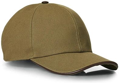 Eton Classic Cotton Cap Khaki men M Grøn