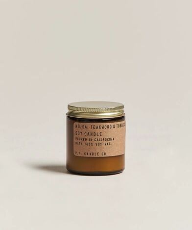 P.F. Candle Co. Soy Candle No. 4 Teakwood & Tobacco 99g men One size