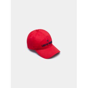 Lion of Porches Gorra con visera curva Rojo