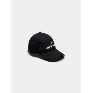 Lion of Porches Gorra con visera curva Negro