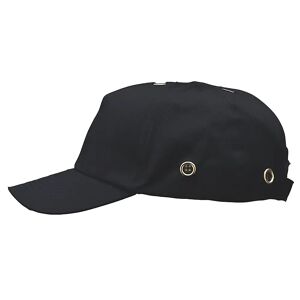 Voss Gorra antigolpes, tapizado de tela, negro