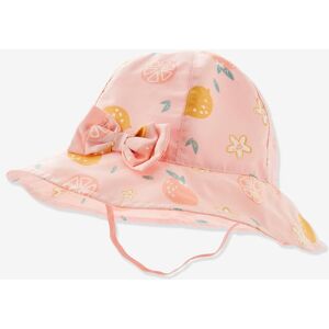 VERTBAUDET Sombrero estampado para bebé niña rosa claro estampado