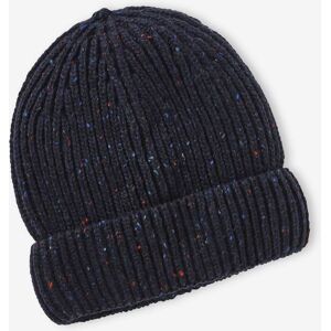 VERTBAUDET Gorro liso de punto de canalé, para niño azul