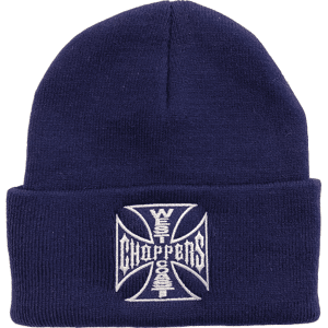 West Coast Choppers Gorro  OG Roll-Up Azul Marino