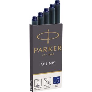 Parker Recambio Pluma  azul real - Paquete 5u