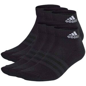 Calcetines Adidas Cushioned Tobilleros Negro 6 Pares -  -37-39