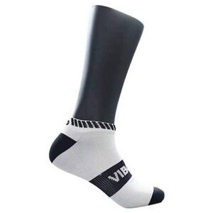 Calcetines Vibora Invisibles Blanco Negro 1 Par -  -35-38